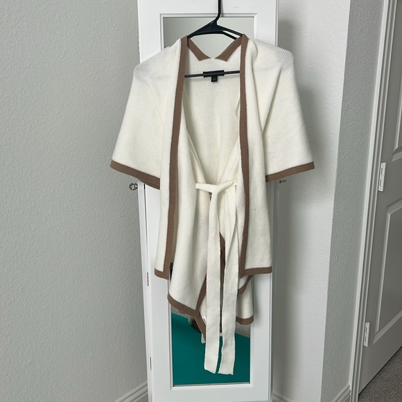 Ann Taylor Belted Wrap Poncho (XS/S) - Picture 2 of 5